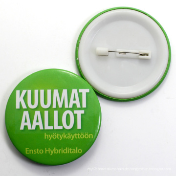 Großhandel Metall Zinn Runde Abzeichen Buttons Pin Zurück